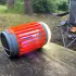 Bug zapper on a wooden table